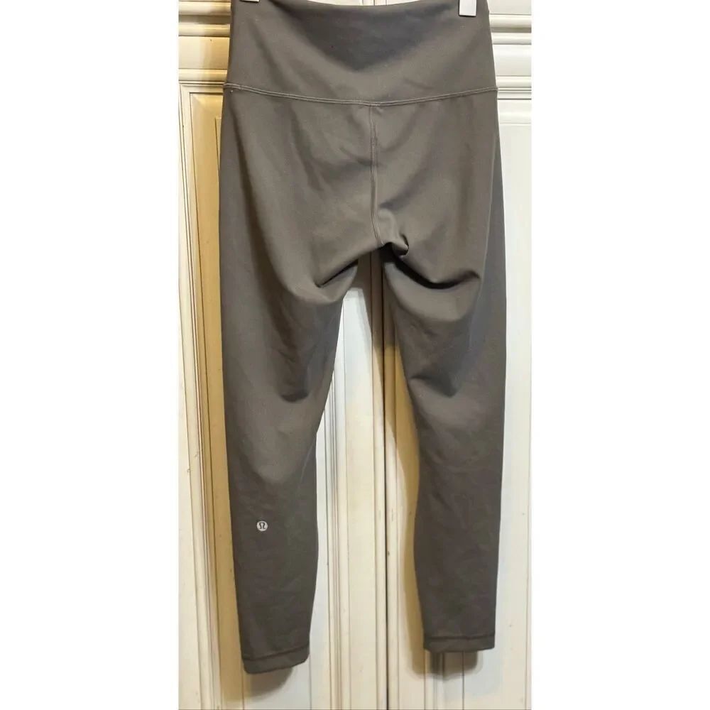 Lululemon Women's Pull On Stretch Athletic Yoga Cropped Leggings Black Size 6